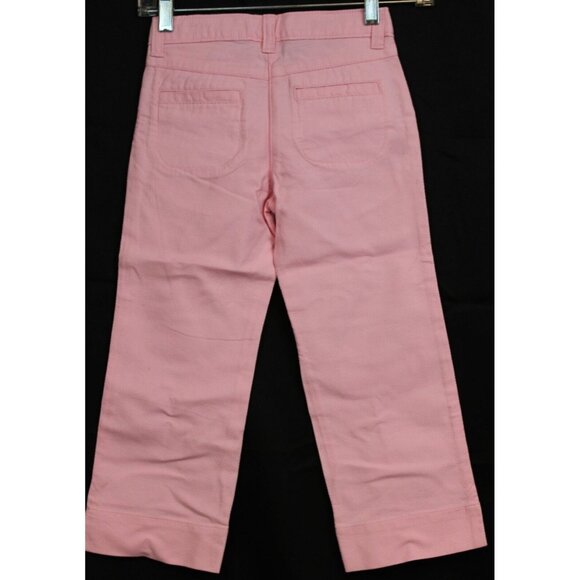 NEW 2008 Gymboree Ice Cream Social Easter Pink Jeans Pants Bows sz 7 Textured - Picture 4 of 6
